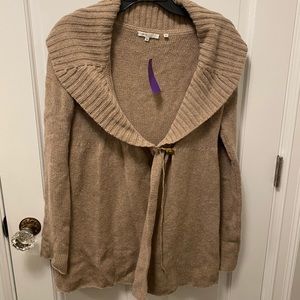 Vince wool cashmere cardigan sweater jacket beige